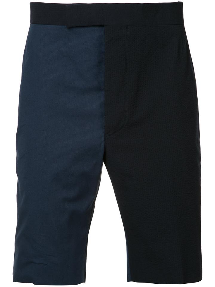 Thom Browne - Tonal Bermudas - Men - Cotton - 2, Blue, Cotton