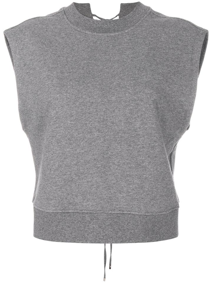 Alexander Wang Sleeveless Sweatshirt - Grey