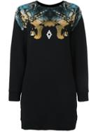 Marcelo Burlon County Of Milan Abstract Print Sweatshirt, Women's, Size: Medium, Black, Cotton