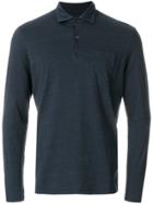 Bellerose Long Sleeved Polo Shirt - Blue