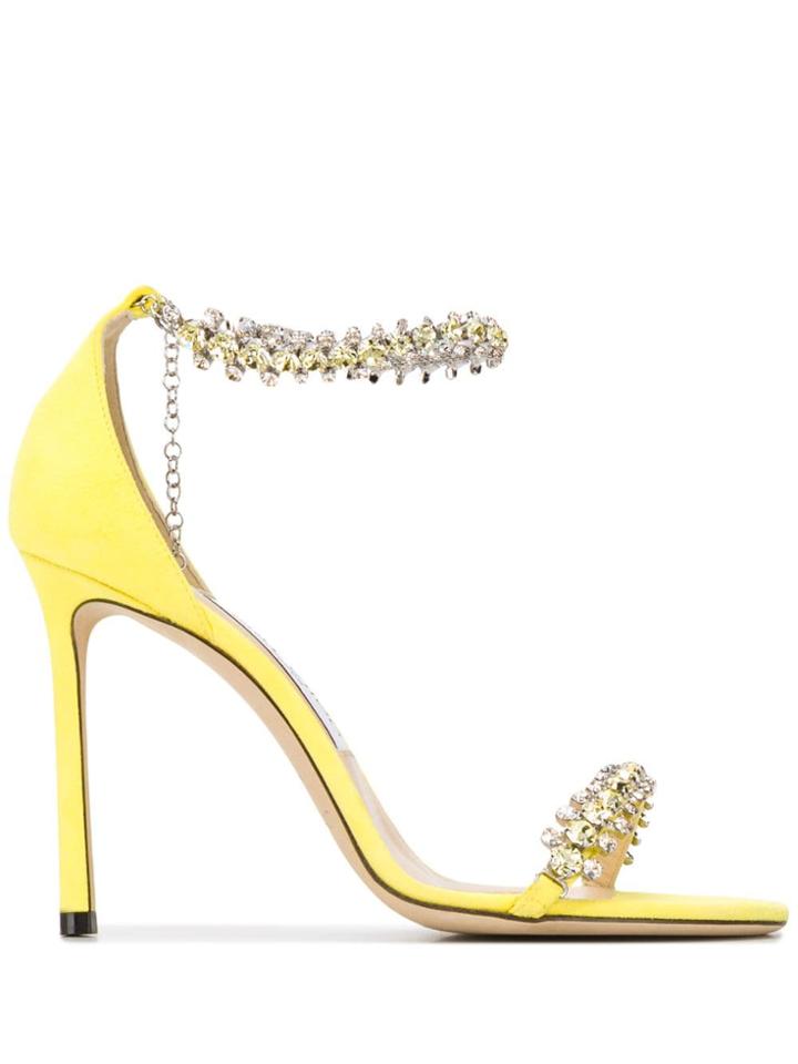 Jimmy Choo Shiloh 100 Sandals - Yellow