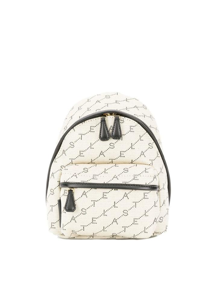 Stella Mccartney Mini Monogram Backpack - Neutrals