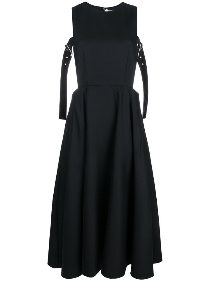 Comme Des Garçons Noir Kei Ninomiya Buckle Strap Pinafore Dress - Blue