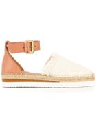 See By Chloé Ankle Strap Espadrilles - Neutrals