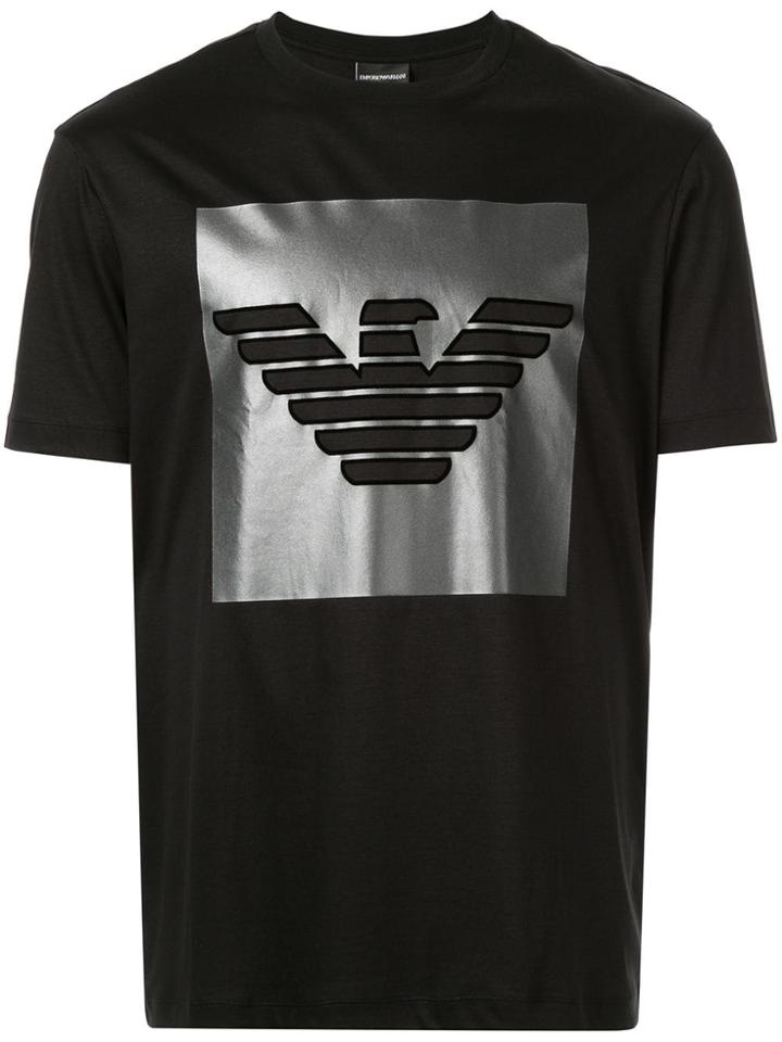 Emporio Armani Metallic Logo T-shirt - Black