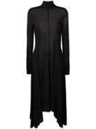 Misbhv Asymmetric Flared Dress - Black