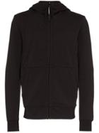 Cp Company Black Long Sleeve Zip Hoodie