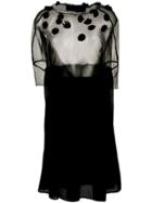 Rundholz Mesh Detail Dress - Black