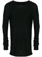 Poème Bohémien Chest Pocket Knitted T-shirt - Black