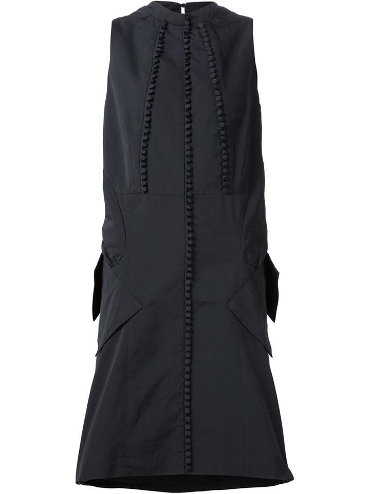 Antonio Berardi Bow Detail Button Dress