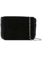 Paco Rabanne Chainmail Detail Crossbody Bag, Women's, Black