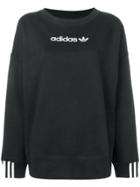 Adidas Contrast Logo Sweatshirt - Black
