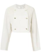 Button-up Coat - Women - Cotton - 40, Beige, Cotton, Lilly Sarti
