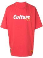 Heron Preston Culture Printed Oversized T-shirt - Red