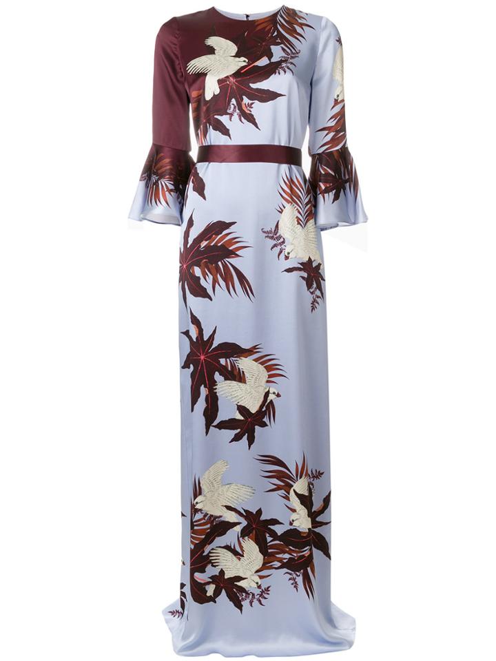 Erdem Linzea Chemise Dress - Blue