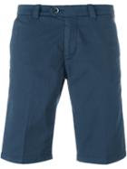 Corneliani Bermuda Shorts, Men's, Size: 56, Blue, Cotton/spandex/elastane