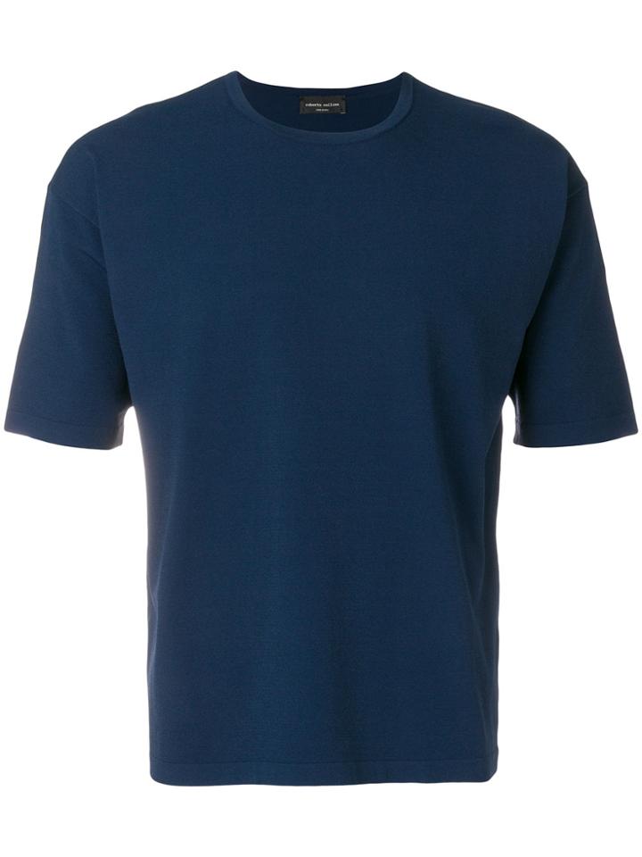 Roberto Collina Crew Neck T-shirt - Blue