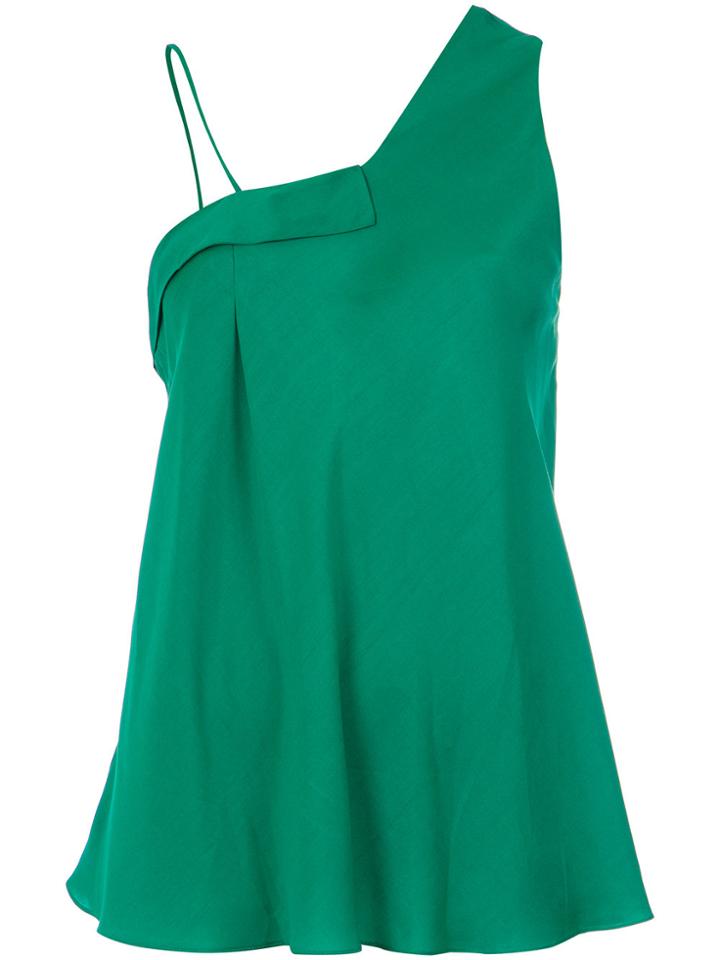 Mara Mac Asymmetric Blouse - Green