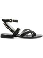 Fiorentini + Baker Stud Detail Sandals - Black