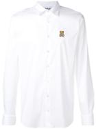 Moschino Bear Embroidered Shirt - White