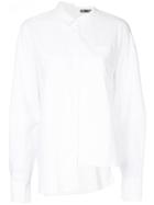 Aula Asymmetric Shirt - White