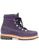 Tabitha Simmons Lace-up Ankle Boots - Purple