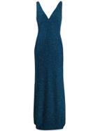 Missoni Metallic Crochet-knit Dress - Blue
