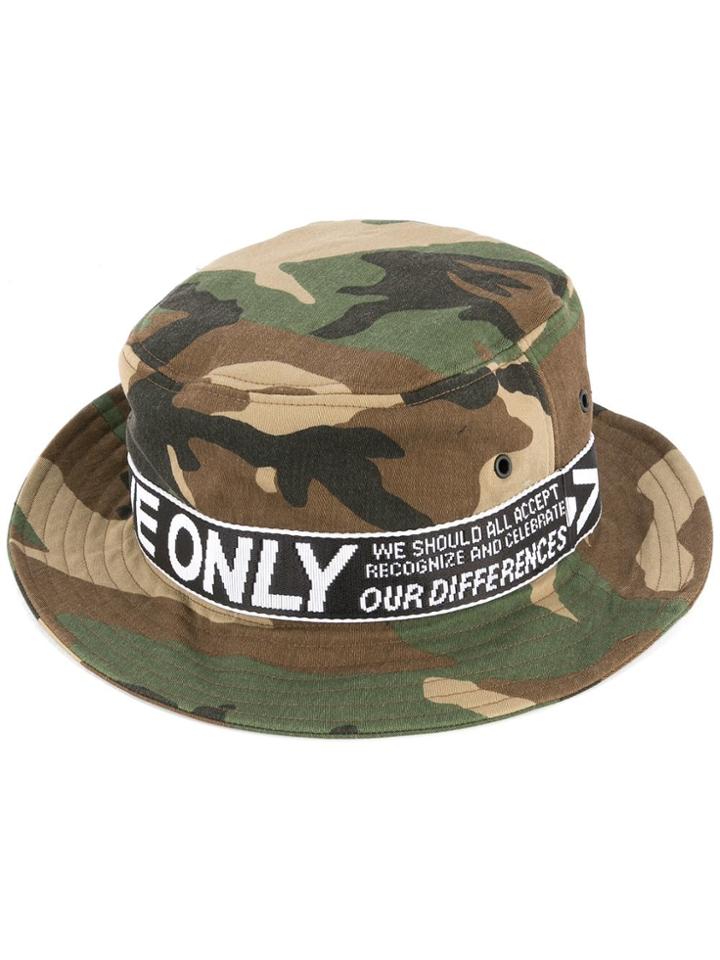 Ports V Logo Camouflage Flat Hat - Multicolour