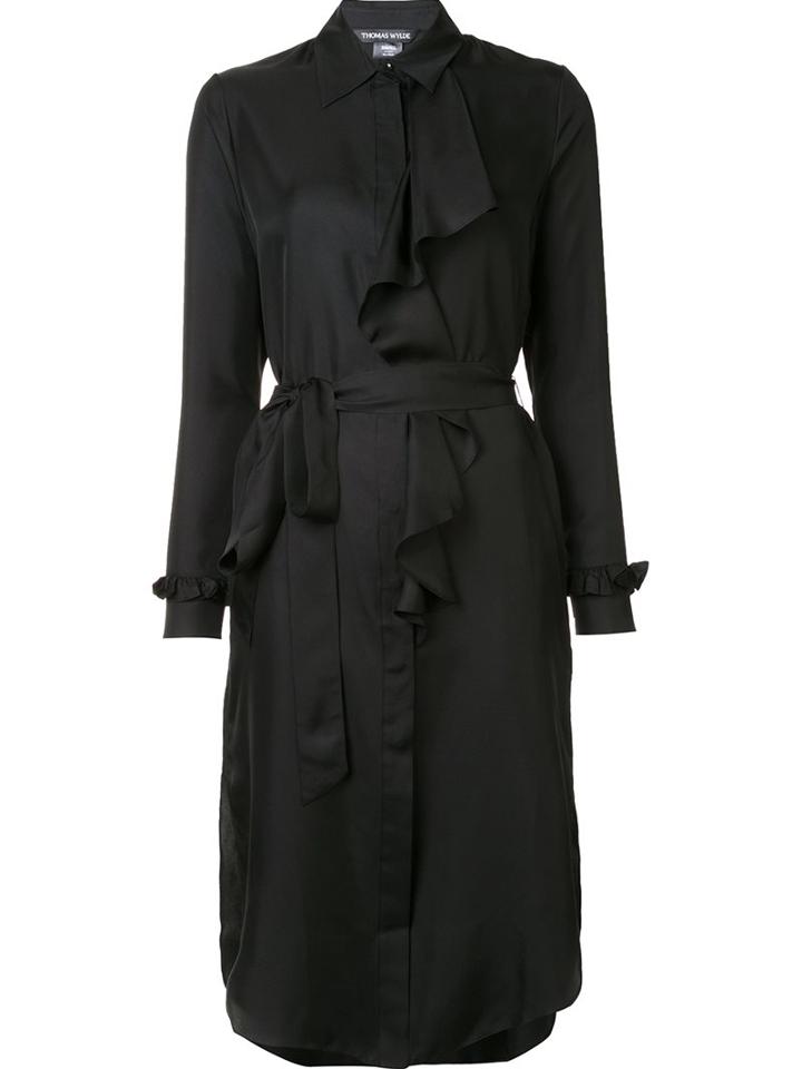 Thomas Wylde Silk 'lyric' Dress, Women's, Size: Medium, Black, Silk