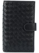 Bottega Veneta Woven Detail Bifold Wallet - Black