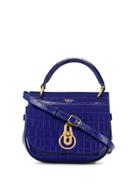 Mulberry Crocodile Effect Tote Bag - Blue