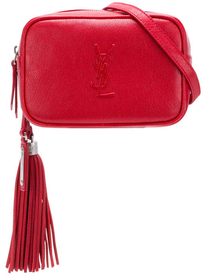 Saint Laurent Lou Belt Bag - Red