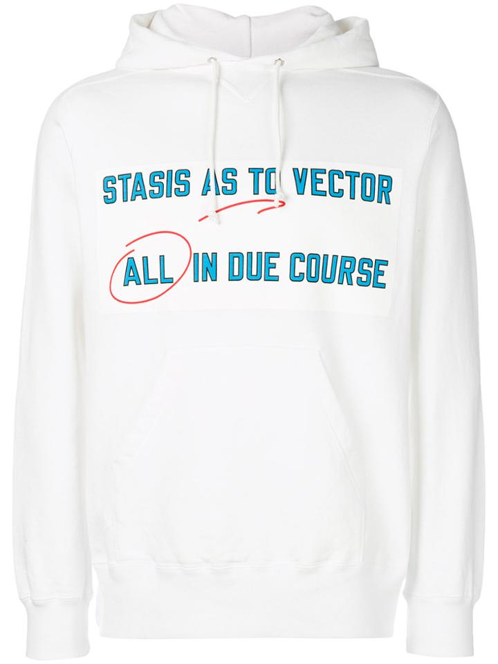 Sacai Vector Motif Hoodie - White