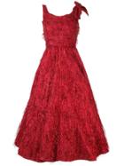 Bambah Violeta Midi Gown - Red