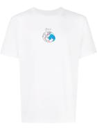 Julien David Earth Scribble T-shirt - White