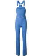 Stella Mccartney Supreme Denim Dungarees, Women's, Size: 40, Blue, Cotton/spandex/elastane