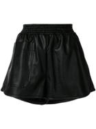 Stella Mccartney Faux Leather Shorts - Black