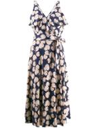 Dvf Diane Von Furstenberg Kimono Leaf Dress - Blue