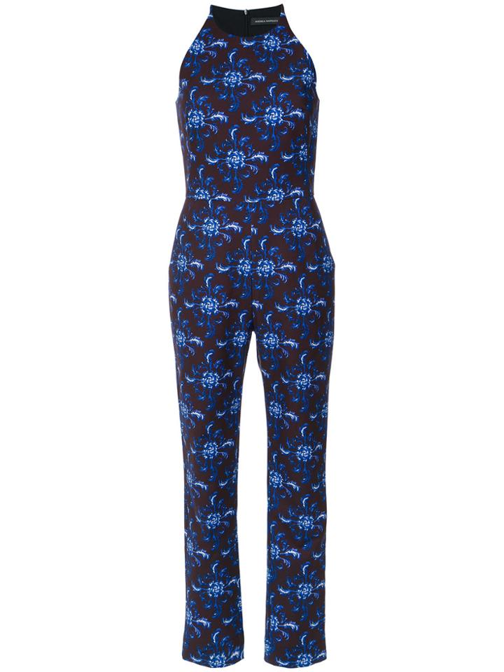 Andrea Marques Abstract Print Jumpsuit - Unavailable