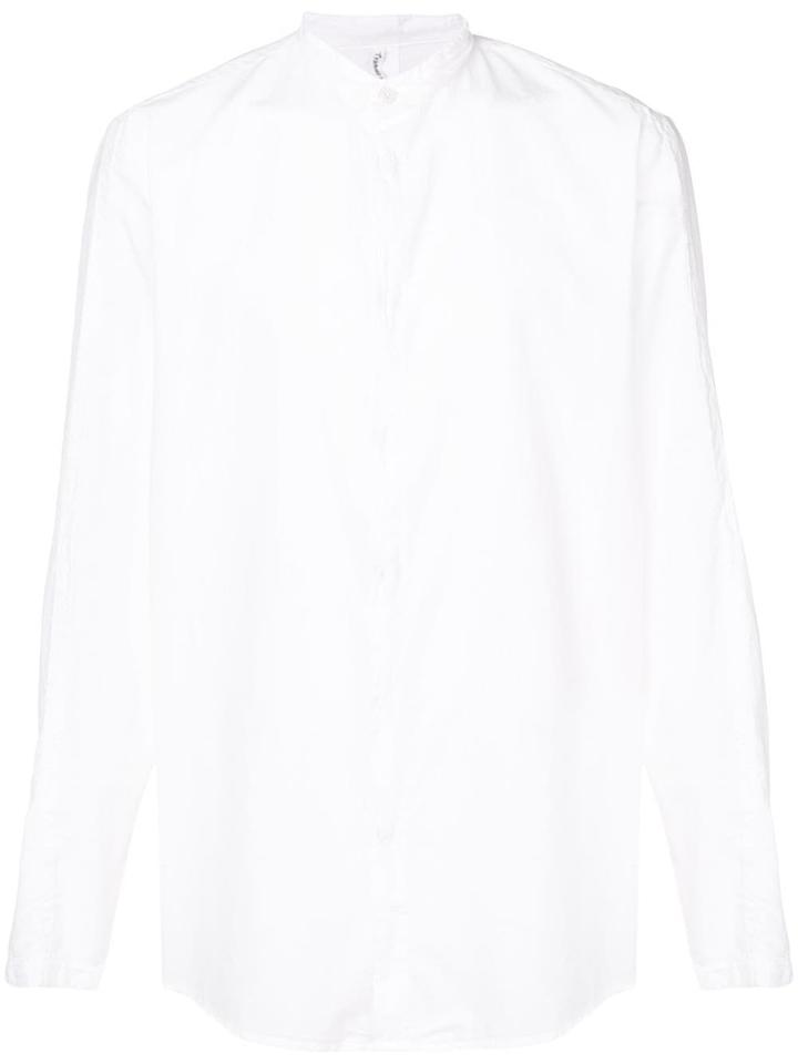 Transit Banded Collar Shirt - White