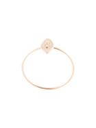 Natalie Marie 9kt Rose Gold Willow White Diamond Ring - 9ct Rose Gold