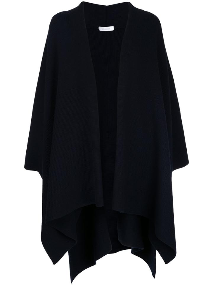 Cruciani Wide Sleeved Cardi-coat - Blue