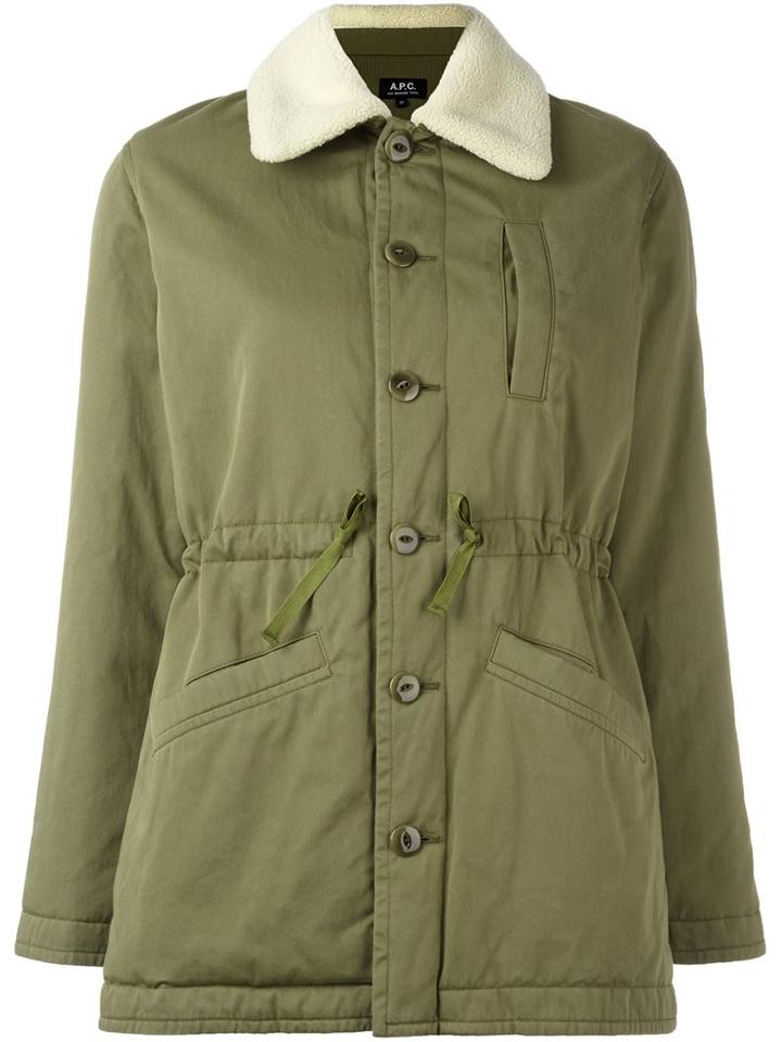 A.p.c. Military Style Coat