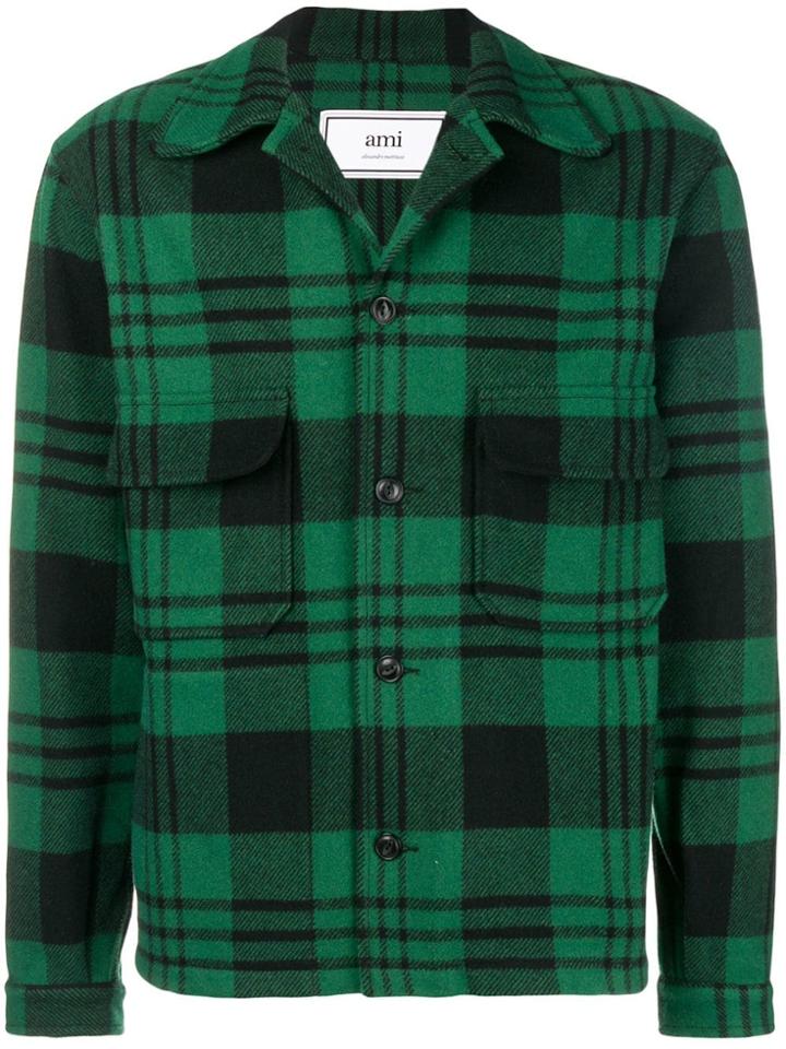 Ami Alexandre Mattiussi Buttoned Casual Jacket - Green