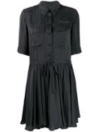 Zadig & Voltaire Satin Robe Chemise - Black