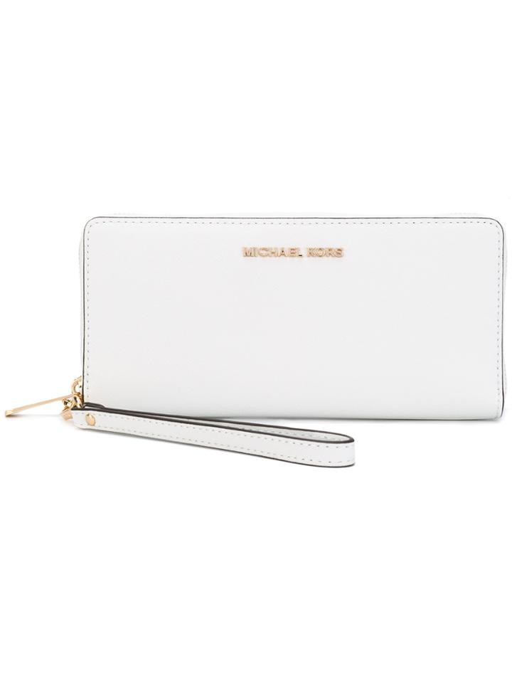 Michael Michael Kors Continental Wallet - White