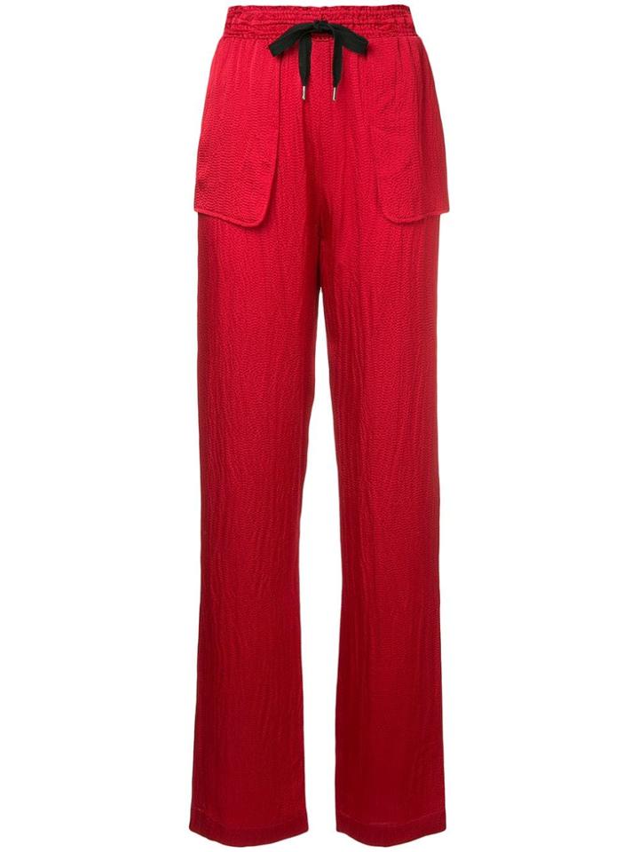 Roland Mouret Patch Pocket Trousers - Red
