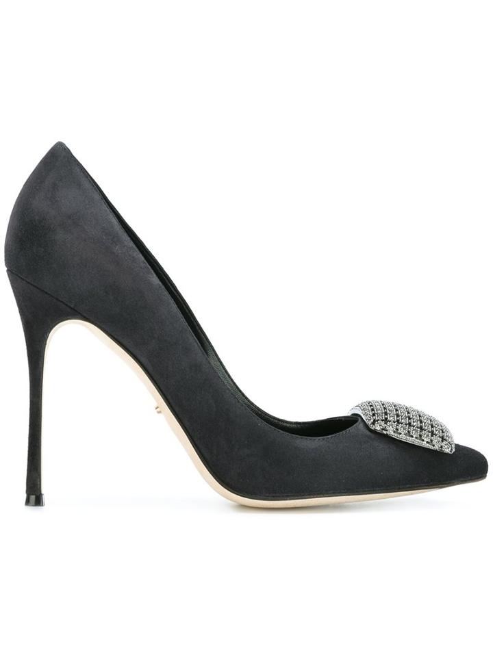 Sergio Rossi Embellished Toe Pumps