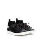 Florens Teen Sock Sneakers - Black