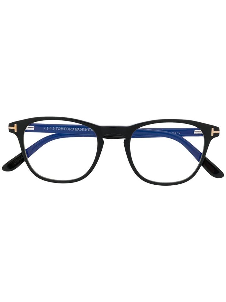 Tom Ford Eyewear Ft5625b Soft Square-frame Glasses - Black